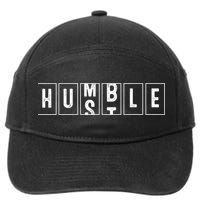 Funny Hustle Gift Cool Humble Odometer 7-Panel Snapback Hat