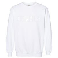 Funny Hustle Gift Cool Humble Odometer Garment-Dyed Sweatshirt