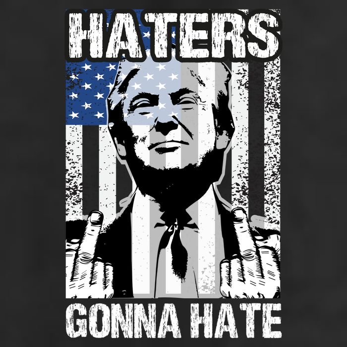 Funny Haters Gonna Hate President Donald Trump Middle Finger Hat