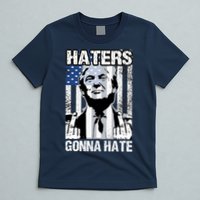 Funny Haters Gonna Hate President Donald Trump Middle Finger T-Shirt