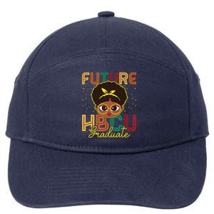 Future Hbcu Grad History Black College Melanin Gift 7-Panel Snapback Hat