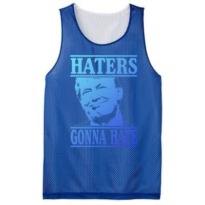 Funny Haters Gonna Hate Donald Trump Cute Gift Presidengift Mesh Reversible Basketball Jersey Tank