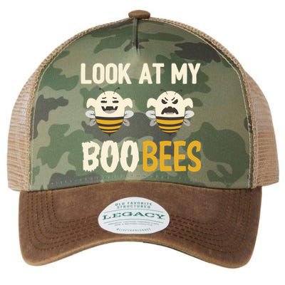 Funny Halloween Gift Look At My Boo Bees Gift Legacy Tie Dye Trucker Hat