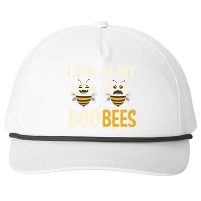 Funny Halloween Gift Look At My Boo Bees Gift Snapback Five-Panel Rope Hat