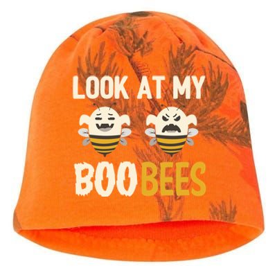 Funny Halloween Gift Look At My Boo Bees Gift Kati - Camo Knit Beanie