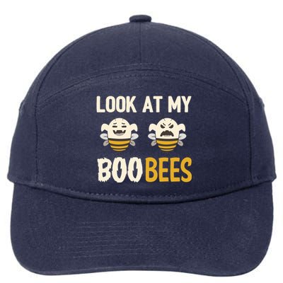 Funny Halloween Gift Look At My Boo Bees Gift 7-Panel Snapback Hat