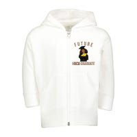 Future HBCU Graduate Historical Black College Toddler Zip Fleece Hoodie