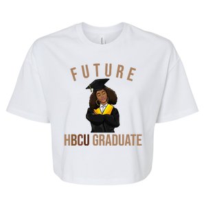 Future HBCU Graduate Historical Black College Bella+Canvas Jersey Crop Tee