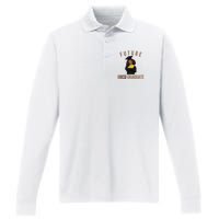 Future HBCU Graduate Historical Black College Performance Long Sleeve Polo