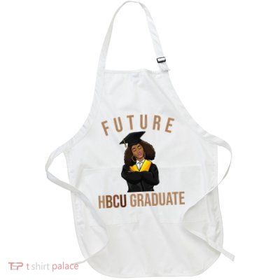 Future HBCU Graduate Historical Black College Full-Length Apron With Pockets