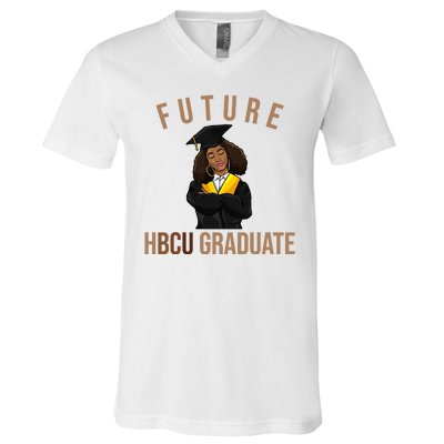 Future HBCU Graduate Historical Black College V-Neck T-Shirt