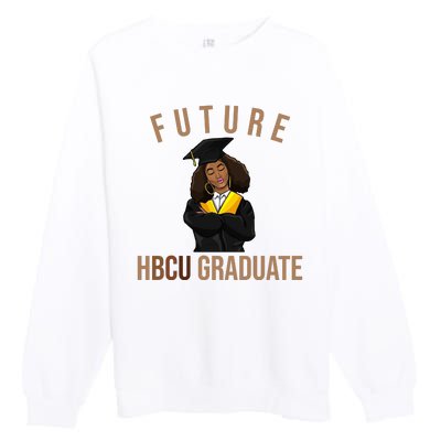 Future HBCU Graduate Historical Black College Premium Crewneck Sweatshirt