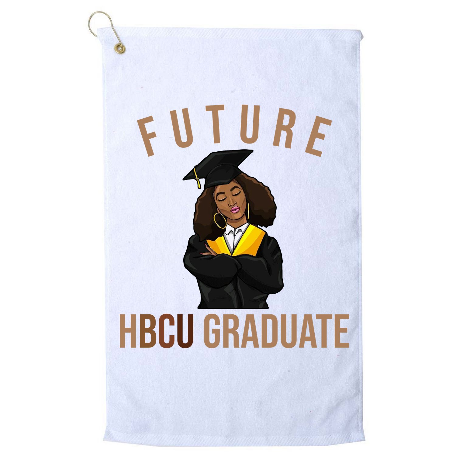 Future HBCU Graduate Historical Black College Golf Towel