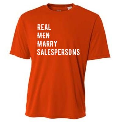 Future Husband Great Gift Real Marry Salespersons Gift Cooling Performance Crew T-Shirt