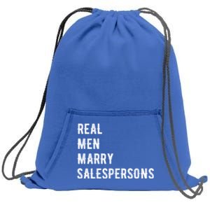 Future Husband Great Gift Real Marry Salespersons Gift Sweatshirt Cinch Pack Bag