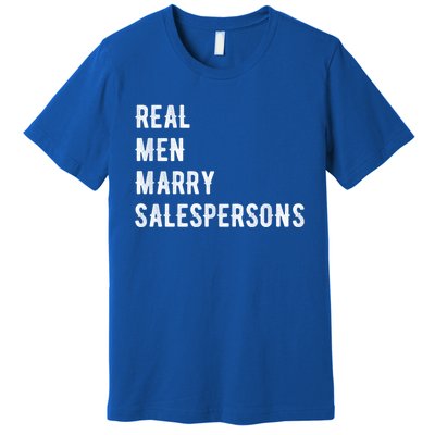 Future Husband Great Gift Real Marry Salespersons Gift Premium T-Shirt