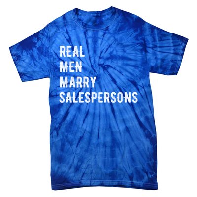 Future Husband Great Gift Real Marry Salespersons Gift Tie-Dye T-Shirt