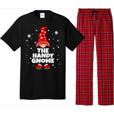 Funny Handy Gnome Family Matching Christmas Gift Pajama Set