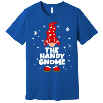 Funny Handy Gnome Family Matching Christmas Gift Premium T-Shirt