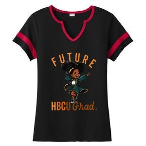 Future HBCU Grad History Black College Ladies Halftime Notch Neck Tee