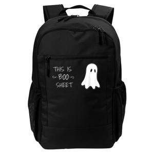 Funny Halloween Ghost This Is Boo Sheet Daily Commute Backpack