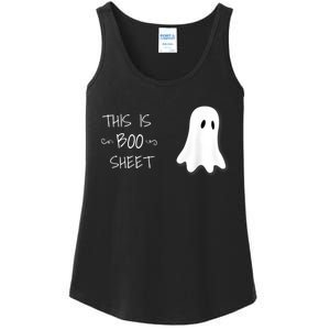 Funny Halloween Ghost This Is Boo Sheet Ladies Essential Tank