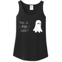 Funny Halloween Ghost This Is Boo Sheet Ladies Essential Tank