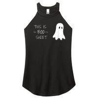 Funny Halloween Ghost This Is Boo Sheet Women's Perfect Tri Rocker Tank