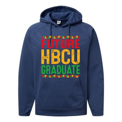 Future Hbcu Grad Girl Graduation Historically Black College Performance Fleece Hoodie