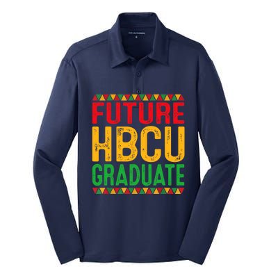 Future Hbcu Grad Girl Graduation Historically Black College Silk Touch Performance Long Sleeve Polo