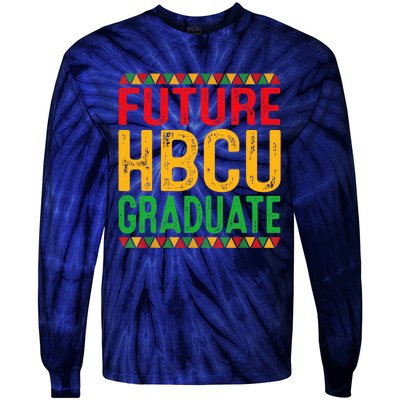 Future Hbcu Grad Girl Graduation Historically Black College Tie-Dye Long Sleeve Shirt