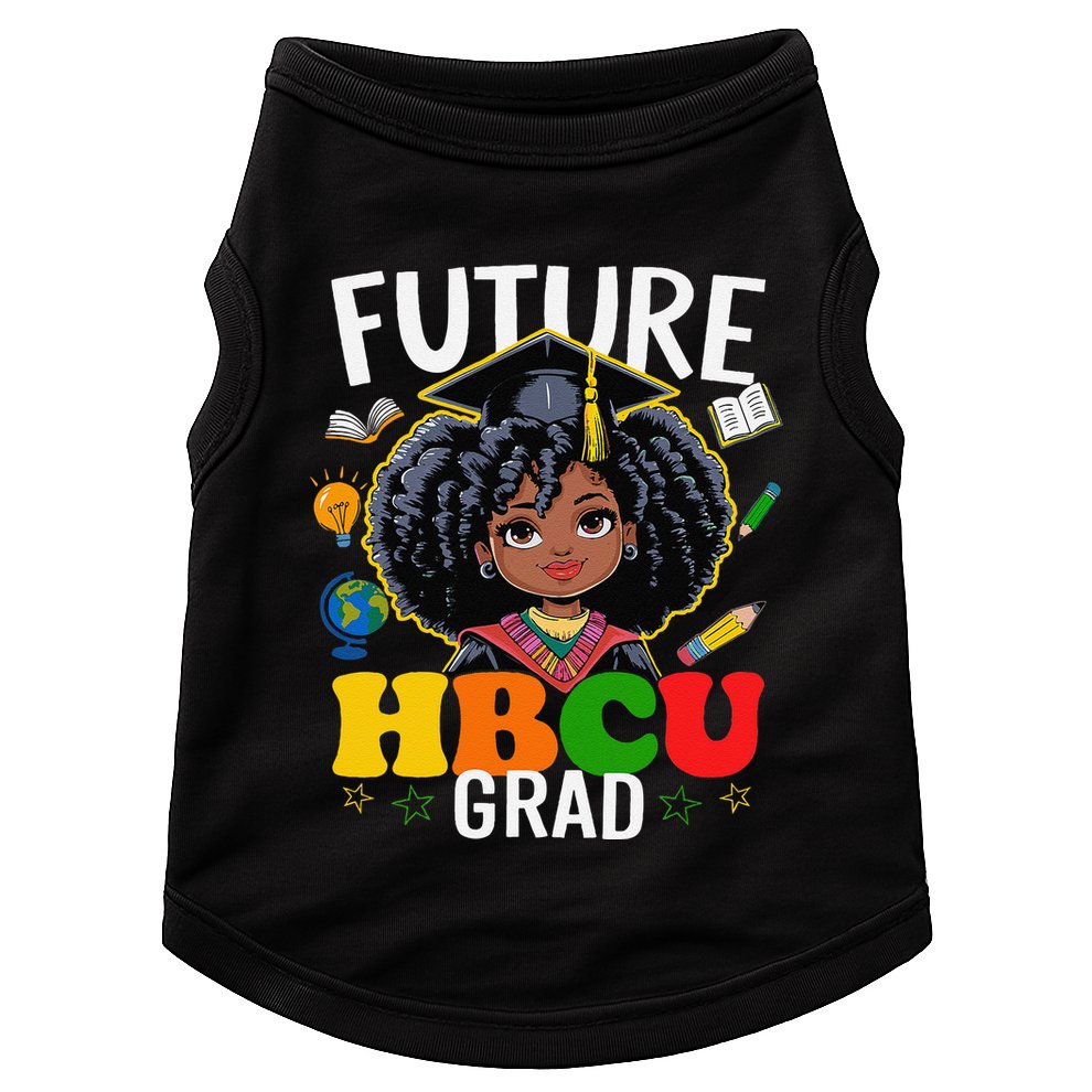 Future Hbcu Grad Afro Black History Month Doggie Tank