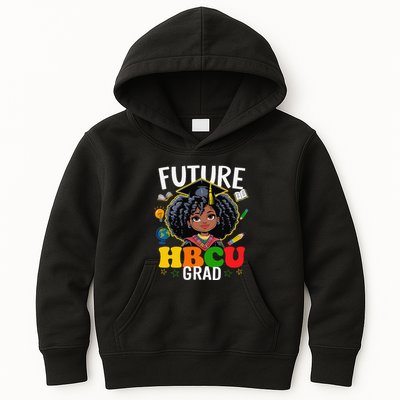 Future Hbcu Grad Afro Black History Month Kids Hoodie
