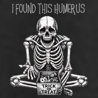 Funny Halloween Gifts Skeleton I Found This Humerus Adult Drive Performance Visor