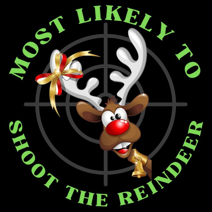 Funny Hunting Gift For Hunter Most Likely To Shoot The Reindeer Impact Tech Backpack