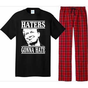 Funny Haters Gonna Hate Donald Trump Gift Presidengreat Gift Pajama Set