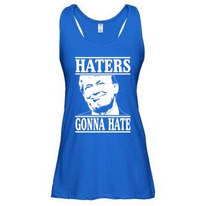 Funny Haters Gonna Hate Donald Trump Gift Presidengreat Gift Ladies Essential Flowy Tank