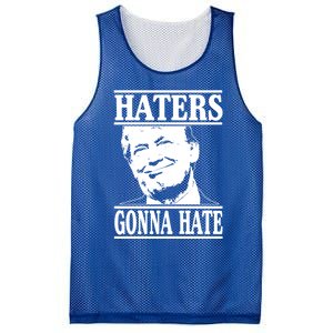 Funny Haters Gonna Hate Donald Trump Gift Presidengreat Gift Mesh Reversible Basketball Jersey Tank