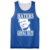 Funny Haters Gonna Hate Donald Trump Gift Presidengreat Gift Mesh Reversible Basketball Jersey Tank