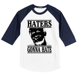 Funny Haters Gonna Hate Donald Trump Gift Presidengreat Gift Baseball Sleeve Shirt