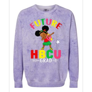 Future HBCU Grad Girl Graduation HBCU Colorblast Crewneck Sweatshirt