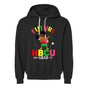 Future HBCU Grad Girl Graduation HBCU Garment-Dyed Fleece Hoodie