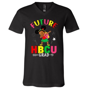 Future HBCU Grad Girl Graduation HBCU V-Neck T-Shirt