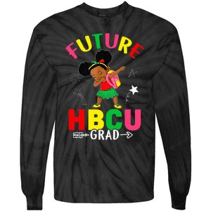 Future HBCU Grad Girl Graduation HBCU Tie-Dye Long Sleeve Shirt