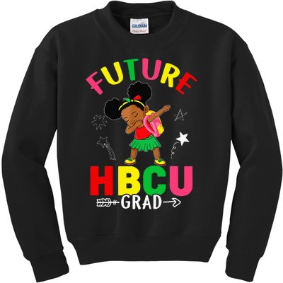 Future HBCU Grad Girl Graduation HBCU Kids Sweatshirt