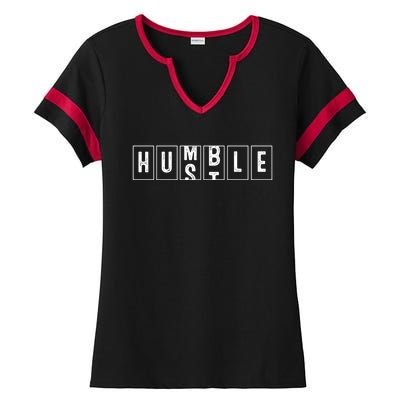 Funny Hustle Gift And Cool Humble Odometer Cool Gift Ladies Halftime Notch Neck Tee