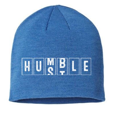 Funny Hustle Gift And Cool Humble Odometer Cool Gift Sustainable Beanie