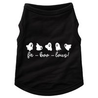 Faboolous Halloween Ghosts Cute Doggie Tank