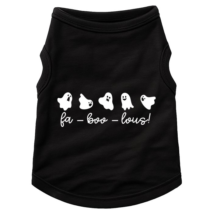 Faboolous Halloween Ghosts Cute Doggie Tank