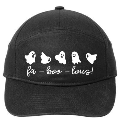 Faboolous Halloween Ghosts Cute 7-Panel Snapback Hat